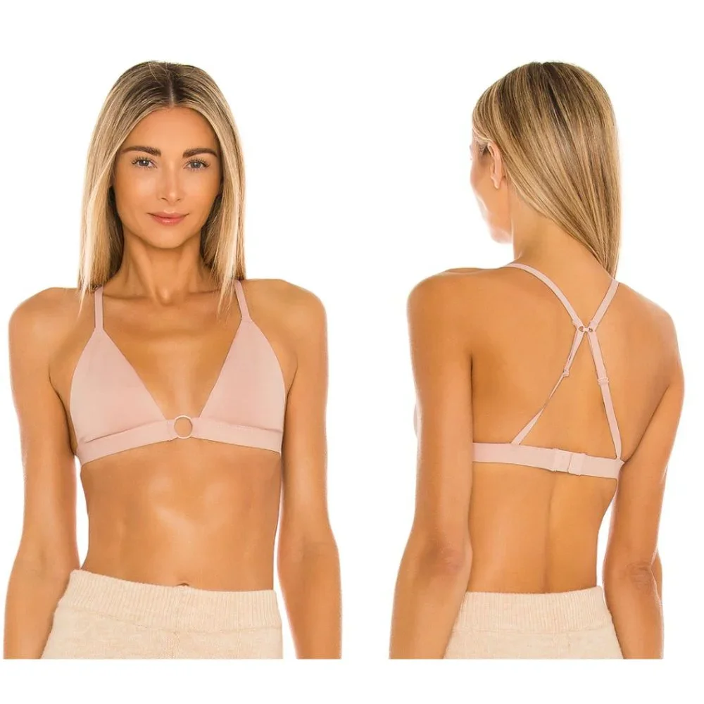 Free People Oh Scuba Neo Bralette in Teal